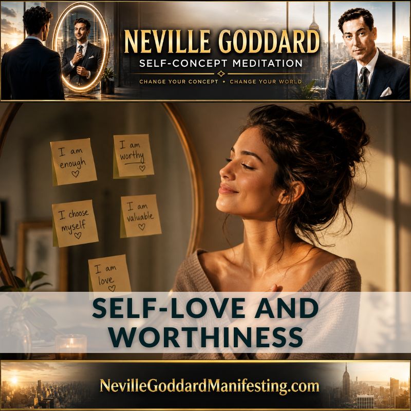 Neville Goddard Self-Concept Meditation: Self-Love and Worthiness thumbnail